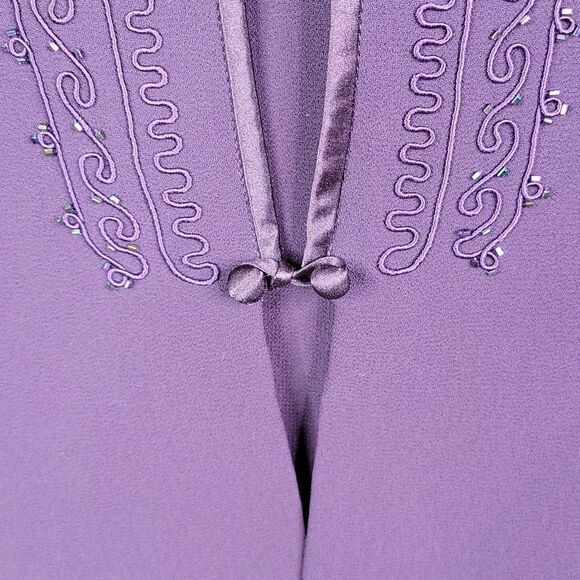 R&M RICHARDS BY KAREN KWONG 2PC Dress and Jacket Evening Wear 12P - Picture 3 of 14